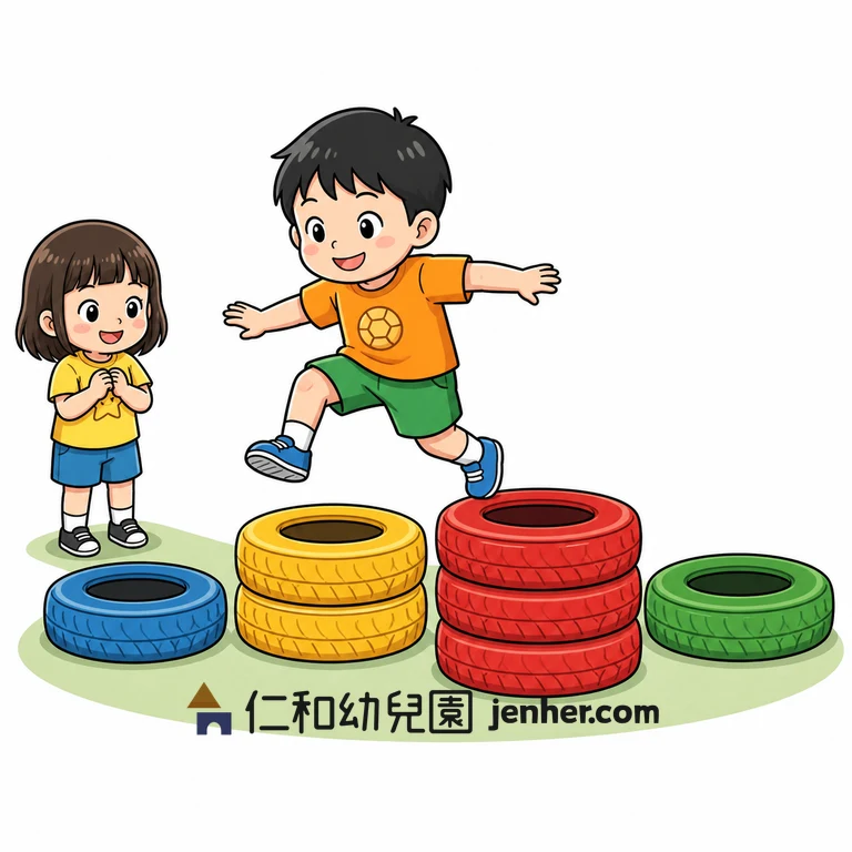 アクティビティ 8-23: 高低差ステップ階段コース